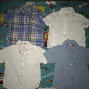 Bundle of Boys 3t Short Sleeved Button Downs